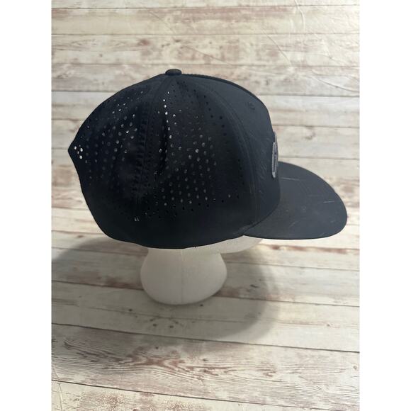 Cravin Golf Baseball Cap Hat Adjustable One Size O/S Snap Back Black Gray Mesh - Picture 4 of 6